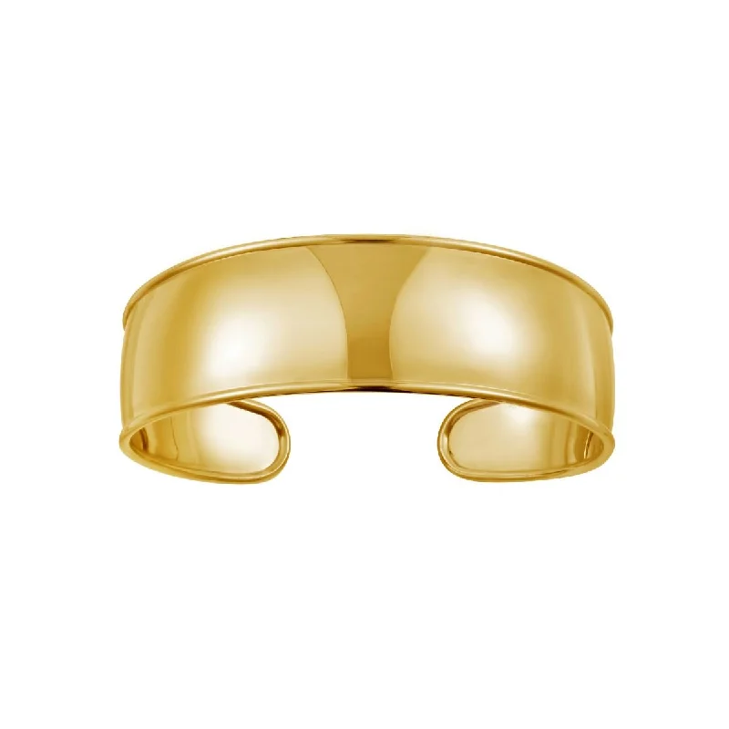 14K Gold Bold Designer Cuff