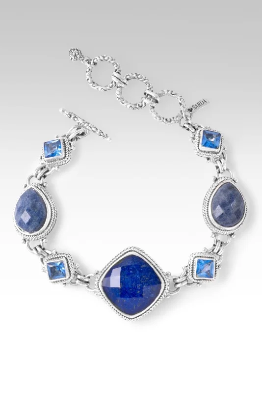 All Things Possible Bracelet™ in Lapis Quartz Doublet