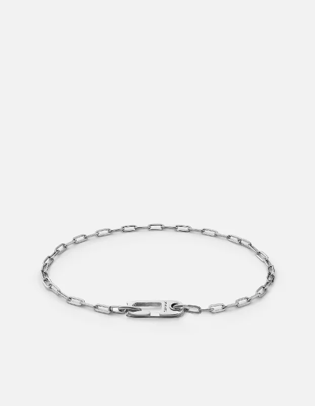 Annex Volt Link Bracelet, Sterling Silver