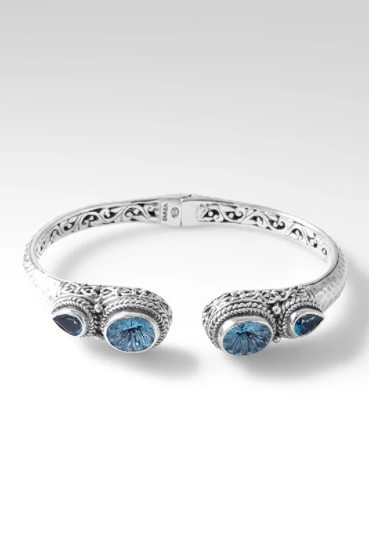 Beautiful in Time Tip-to-Tip Bracelet™ in Top Sky Blue Topaz