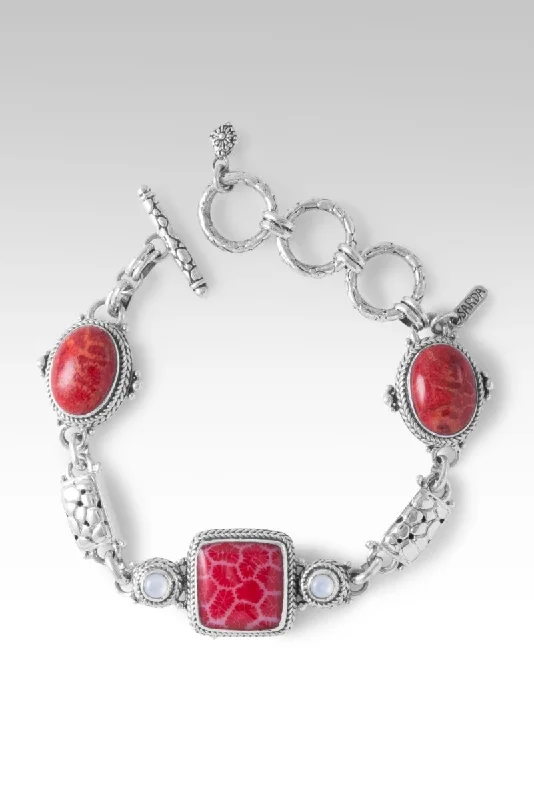 Believe Always Bracelet™ in Red Indonesian Coral