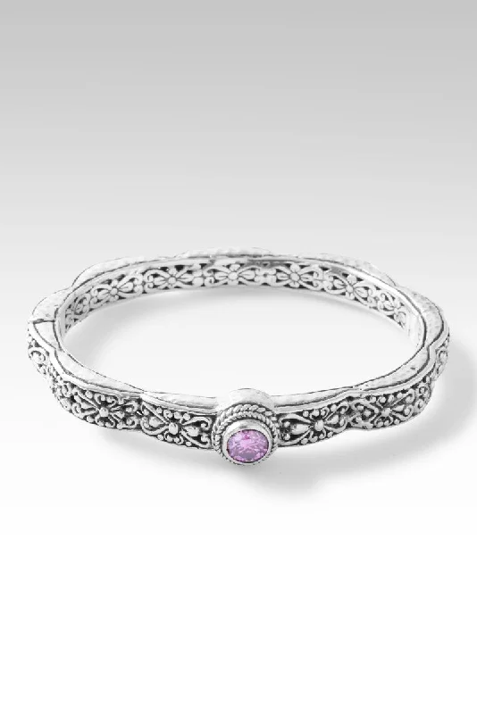 Blessed Assurance Bracelet II™ in Perfect Pink Moissanite