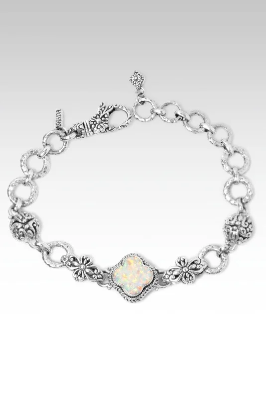 Blessed Assurance Bracelet™ in Peaches & Cream Simulated Opal