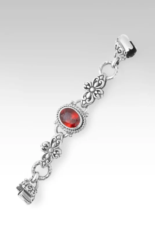 Bracelet Component™ in Hessonite Garnet