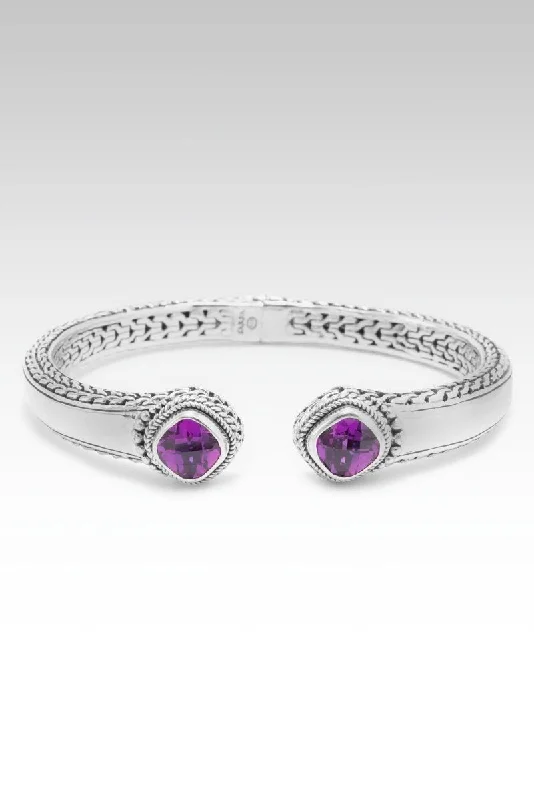 Generosity Prospers Tip-to-Tip Bracelet™ in Magenta Lab Created Sapphire