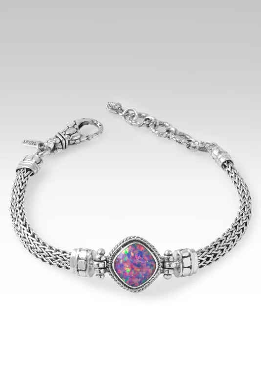 Lasting Change Bracelet™ in Multi Lavender Simulated Opal