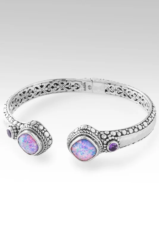 Lasting Change Tip-to-Tip Bracelet™ in Multi Lavender Simulated Opal