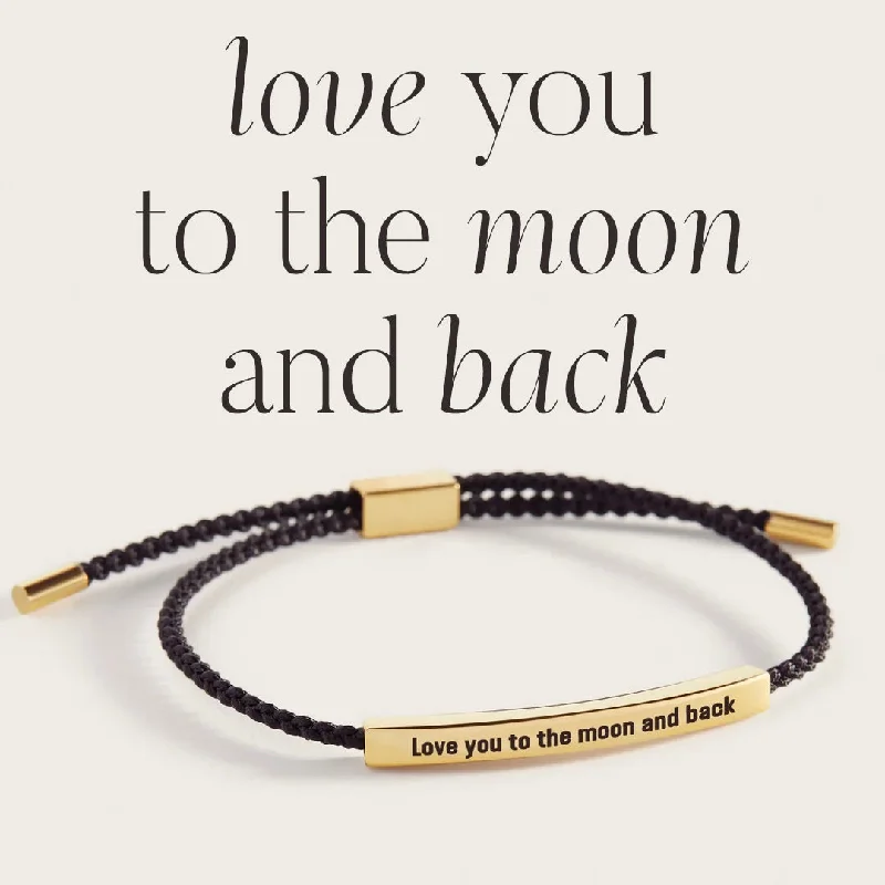 Love you to the moon and back Inspire Bracelet