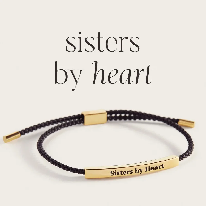 Not Sisters By Blood But Sisters By Heart Inspire Bracelet