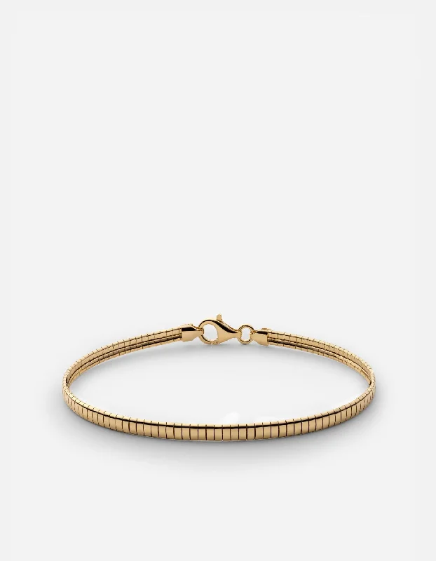 Revel Chain Bracelet II, Gold Vermeil