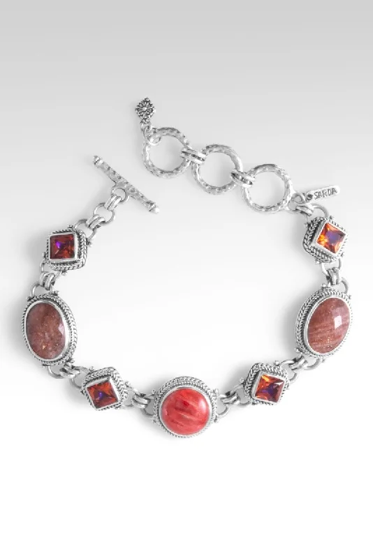 Blessed with Abundance Bracelet™ in Orange Sunstone