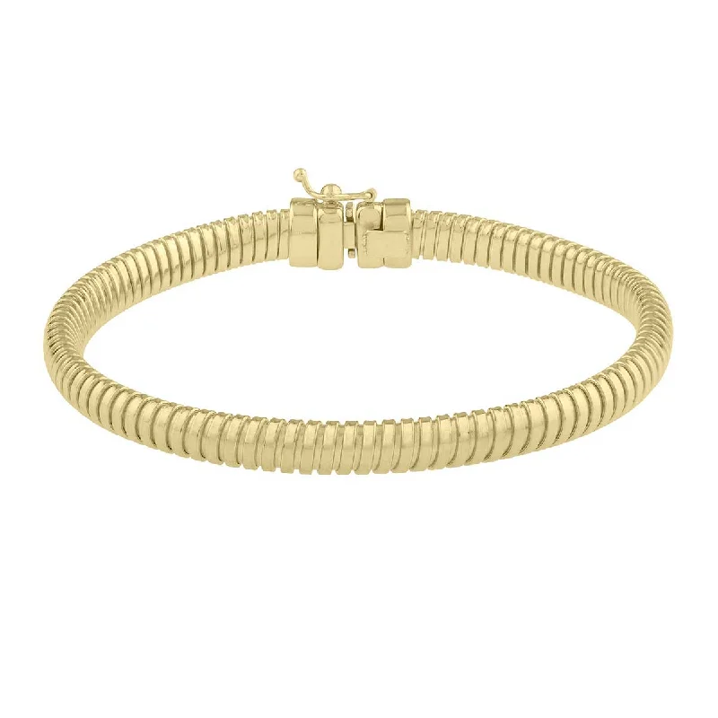 Tubogas Link Bracelet in 14k Yellow Gold