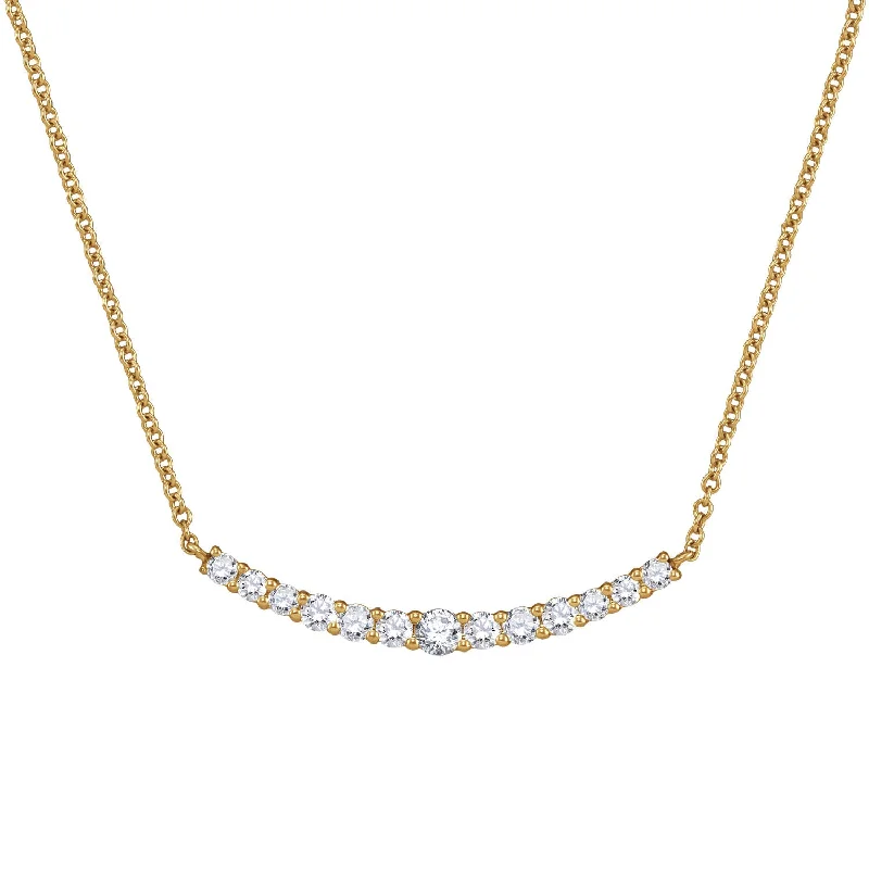 Signature EcoLove 1/2 CTW Lab Grown Diamond 18-inch Necklace in 14KT Yellow Gold