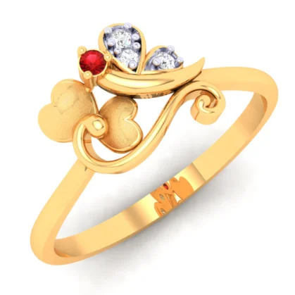 14k Uniquely Designed Gold Ring From The Amazea Collection