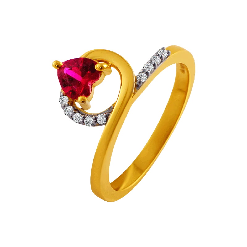 14KT (585) Yellow Gold Ring For Women