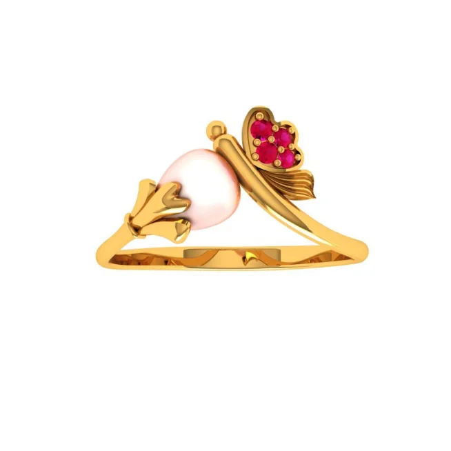 14KT (585) Yellow Gold Ring For Women