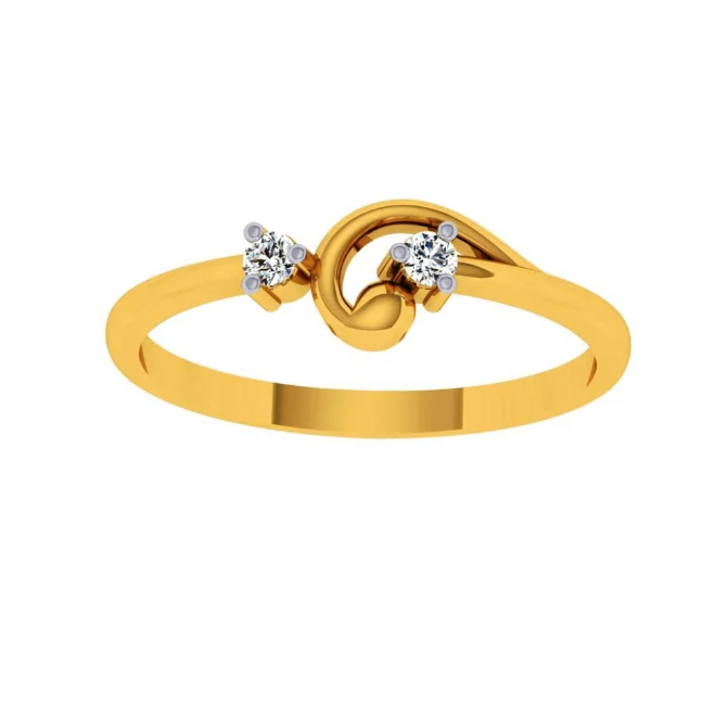 14KT (585) Yellow Gold Ring For Women