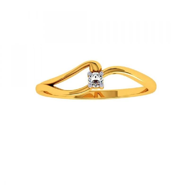 14KT (585) Yellow Gold Ring For Women