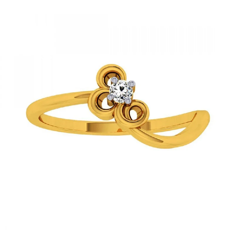 14KT (585) Yellow Gold Ring For Women