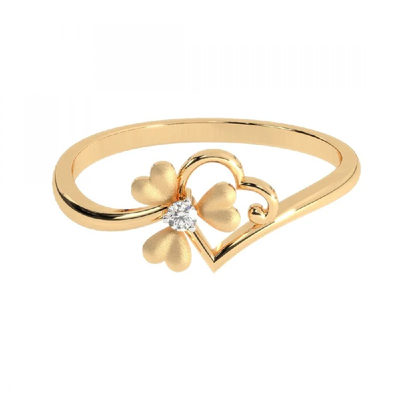 14KT (585) Yellow Gold Ring For Women