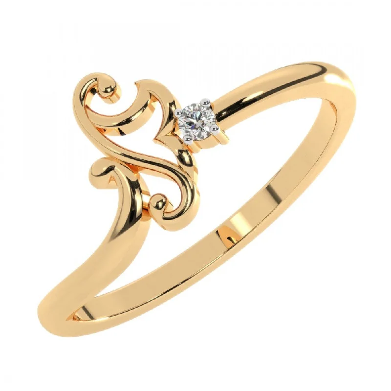 14KT (585) Yellow Gold Ring For Women