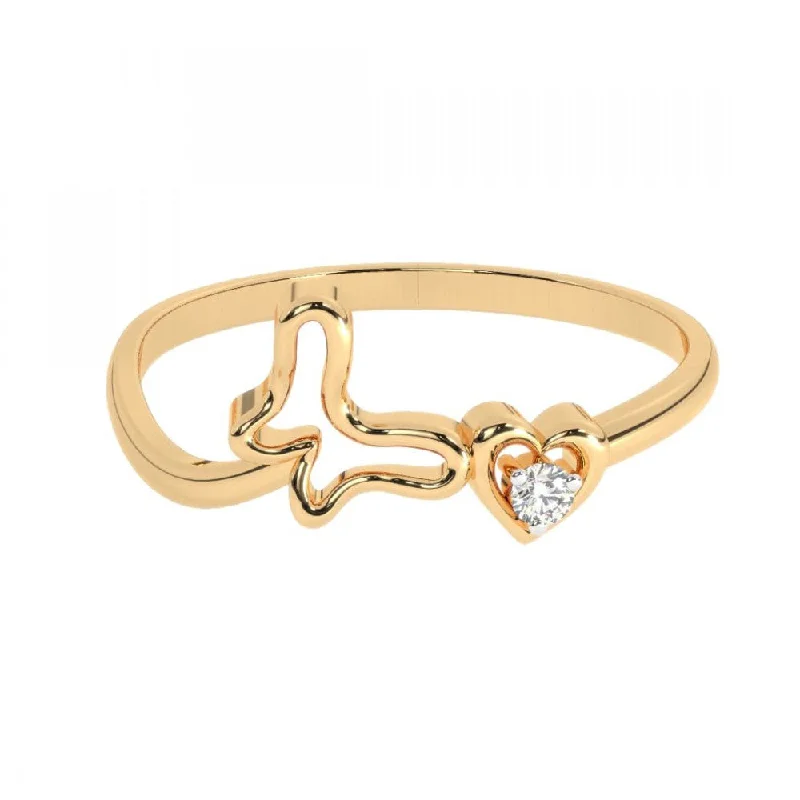 14KT (585) Yellow Gold Ring For Women