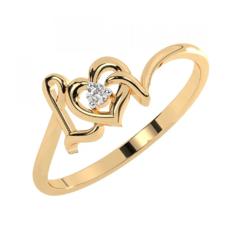 14KT (585) Yellow Gold Ring For Women