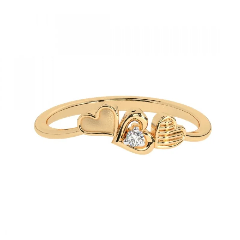 14KT (585) Yellow Gold Ring For Women