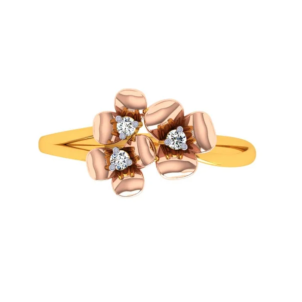 14KT (585) Yellow Gold Ring For Women