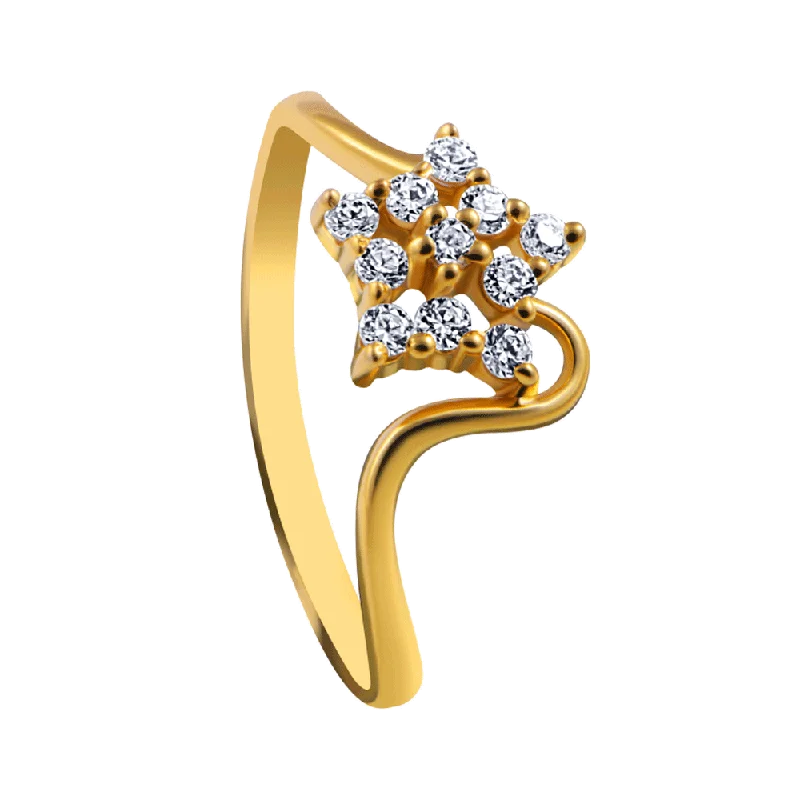 14KT (585) Yellow Gold Ring For Women