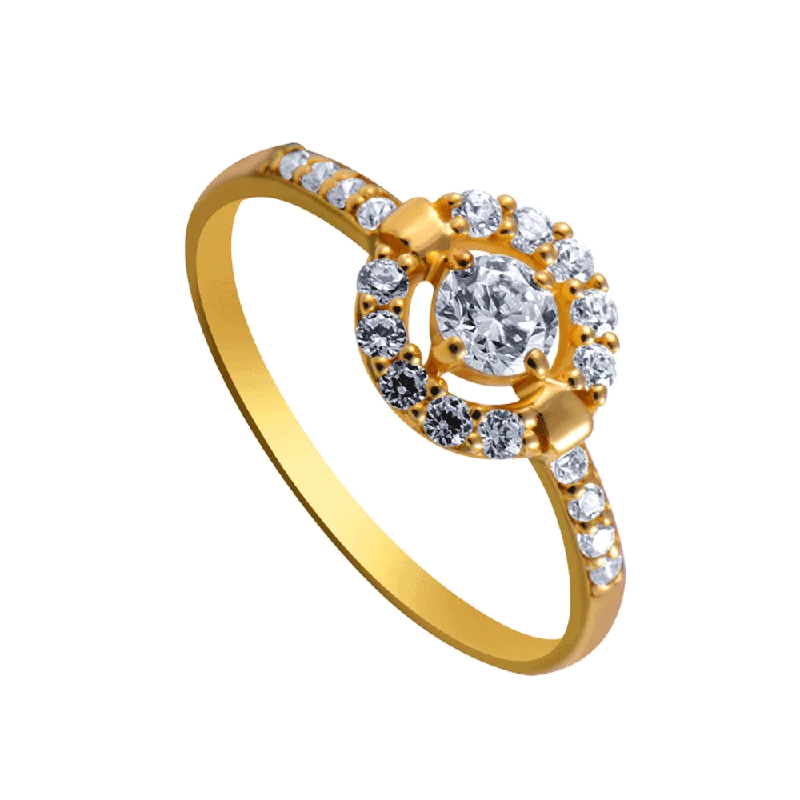 14KT (585) Yellow Gold Ring For Women