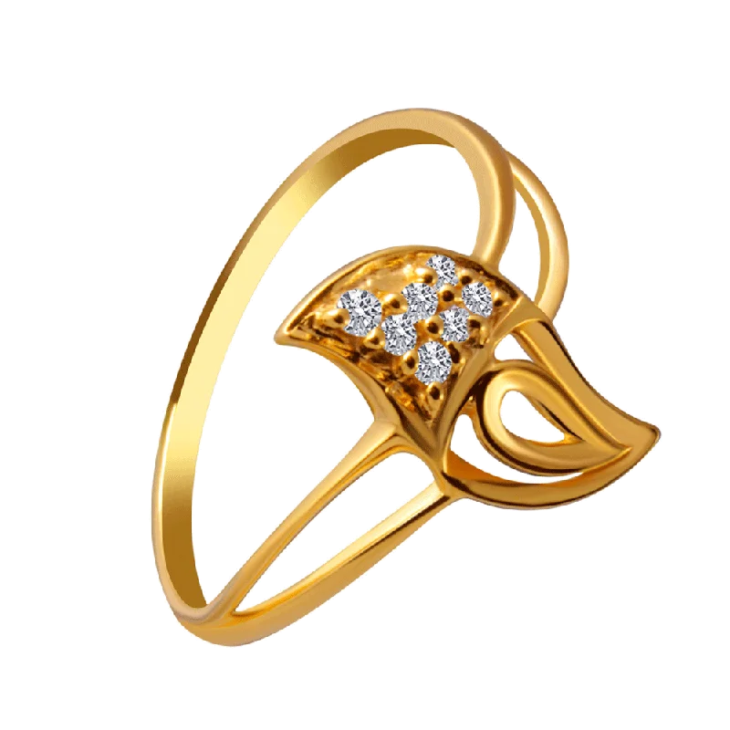 14KT (585) Yellow Gold Ring For Women