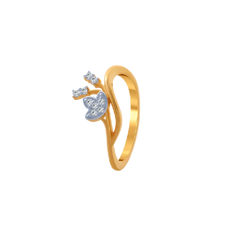 14KT (585) Yellow Gold Ring For Women