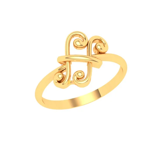 14KT Musical Note Gold Ring From Amazea Collection