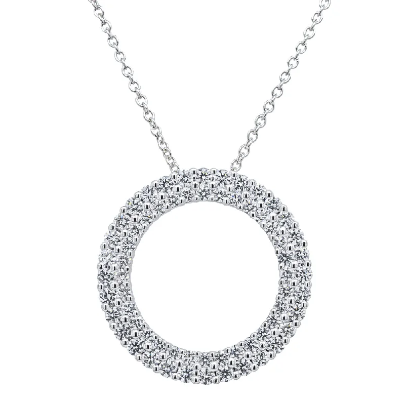 18ct White Gold 1.10ct Diamond Apollo Necklace