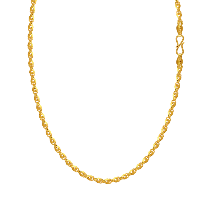 22KT (916) Yellow Gold Chain For Women