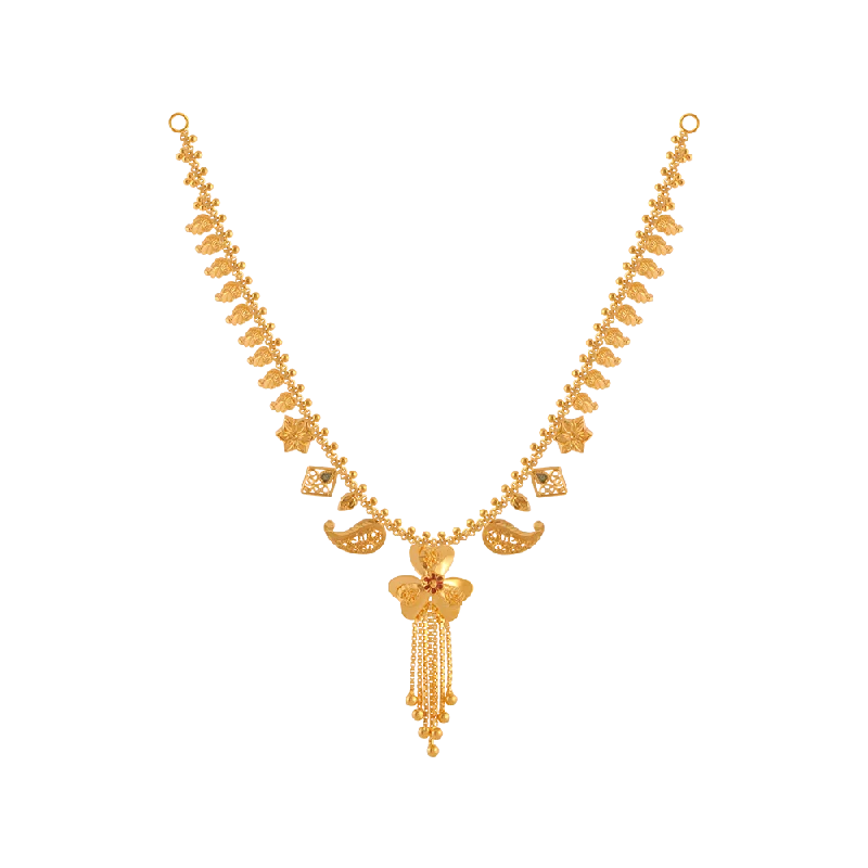 22KT (916) Yellow Gold  Necklace For Women