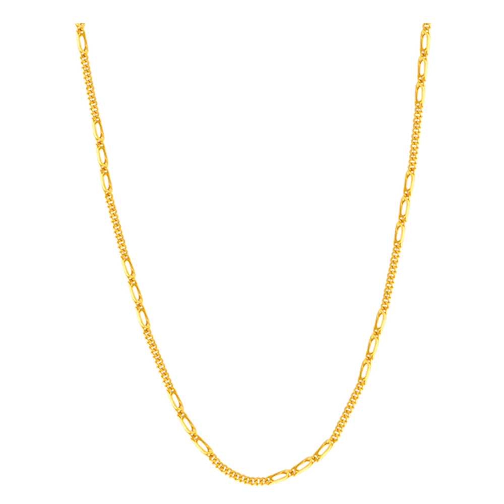 22KT Yellow Gold Chain For Women