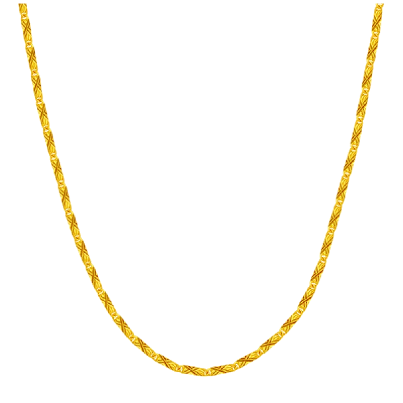 22KT Yellow Gold Chain For Women