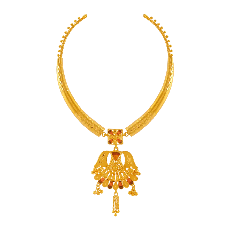 22KT Yellow Gold Necklace For Women