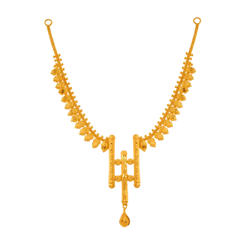 22KT Yellow Gold Necklace For Women