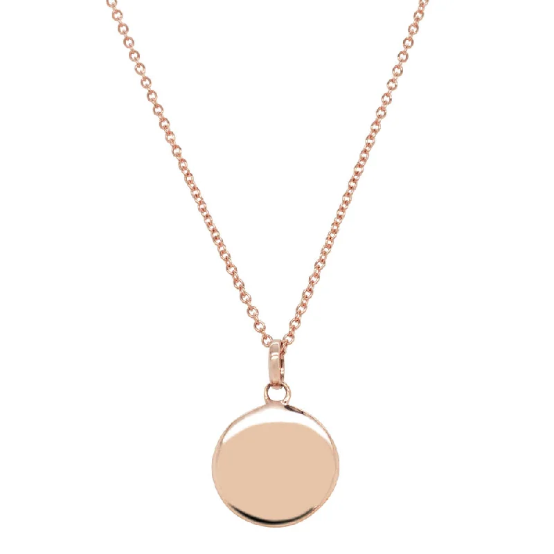 9ct Rose Gold Pebble Pendant