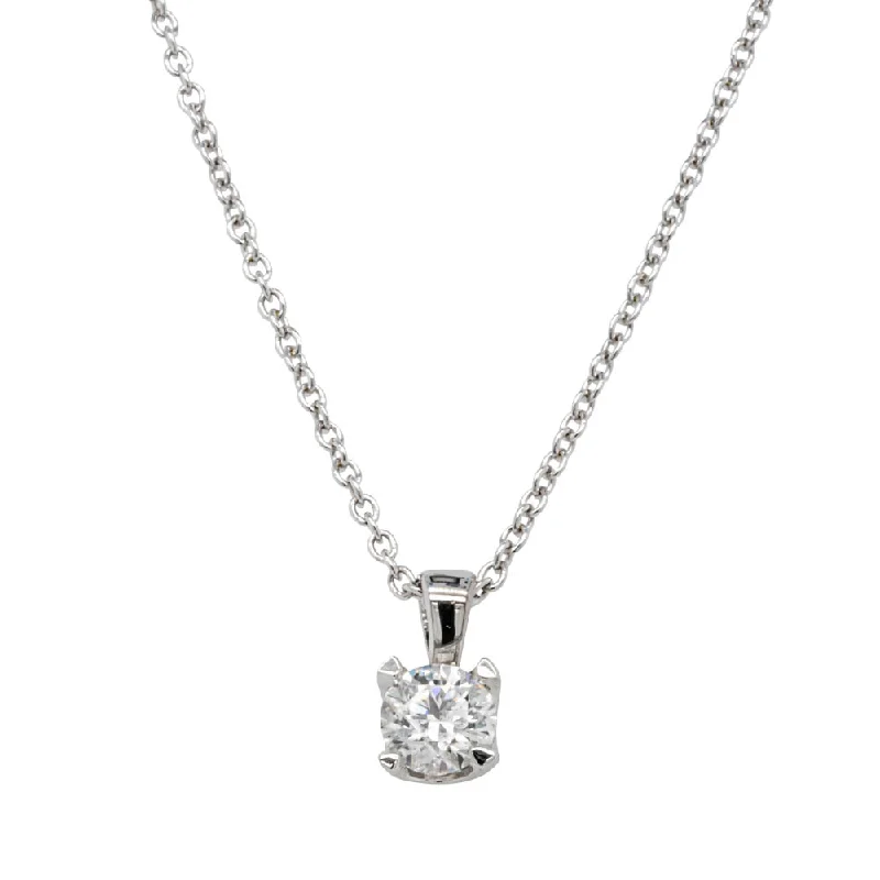 9ct White Gold .40ct Diamond Ava Pendant