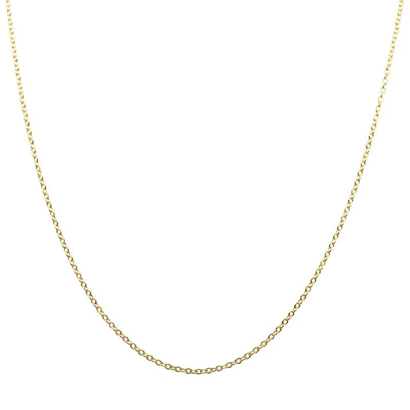 9ct Yellow Gold Cable Chain