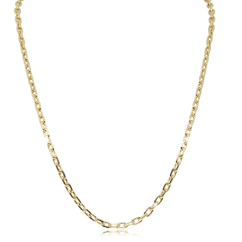 9ct Yellow Gold Chain Link Necklace