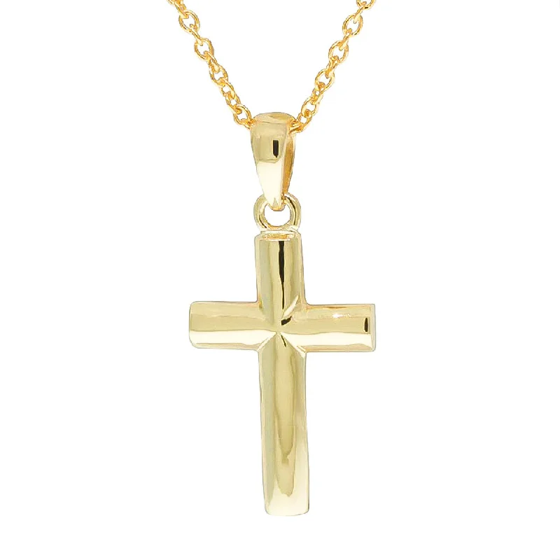 9ct Yellow Gold Cross Pendant