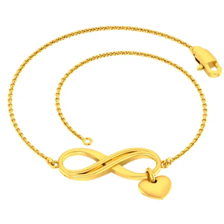 Dainty 14k Gold Infinity Loop Bracelet from Online Exclusive