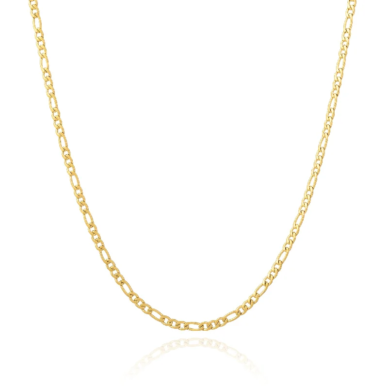 2.9mm Figaro Chain (Gold)