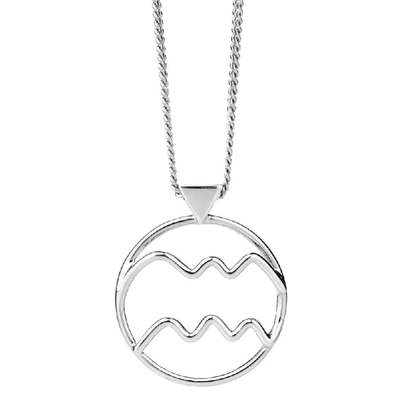 Karen Walker Aquarius Necklace - Sterling Silver