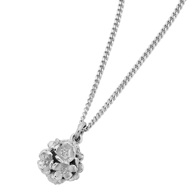 Karen Walker Flower Ball Necklace - Sterling Silver